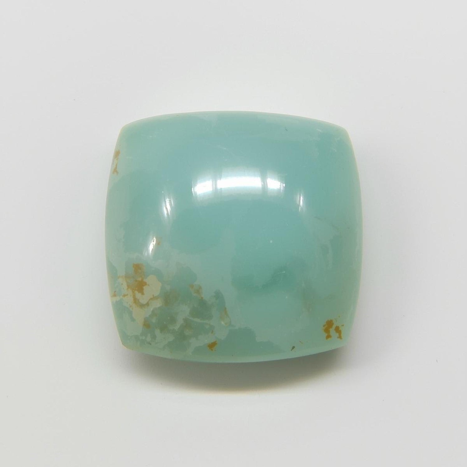 Amazonite 1PC Large 10x10 MM Square Cabochon Green Sparkling semi Precious Gems Image secondaire du produit