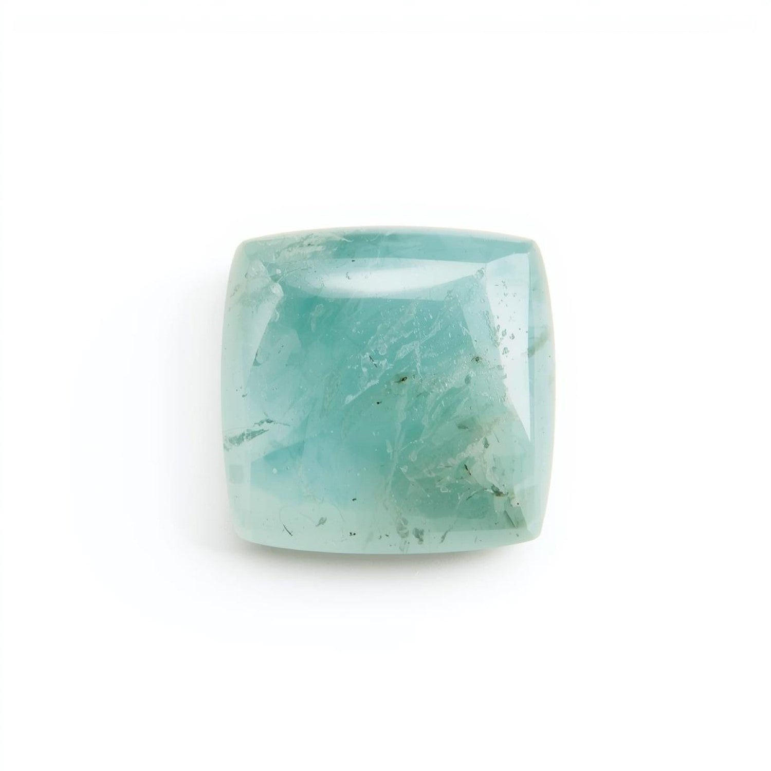 Amazonite 10PC Tiny 3x3 MM Square Cabochon Green High-Quality semi Precious Precious Gemstone