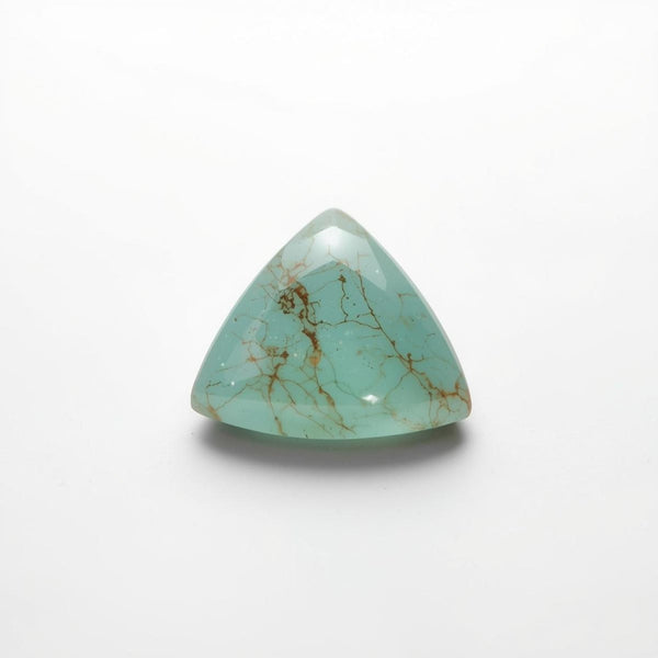 Amazonite 1PC Small 7x7 MM Triangle Cabochon Green Splendid semi Precious Loose Gemstone