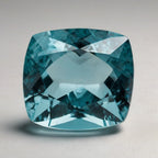 Aquamarine 1PC Large 12x12 MM Cushion Faceted Blue High-Quality Semi Precious Loose Gems