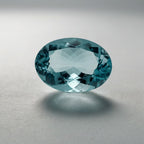 Aquamarine 1PC Small 6x8 MM Oval Faceted Blue Luster Semi Precious Loose Gems