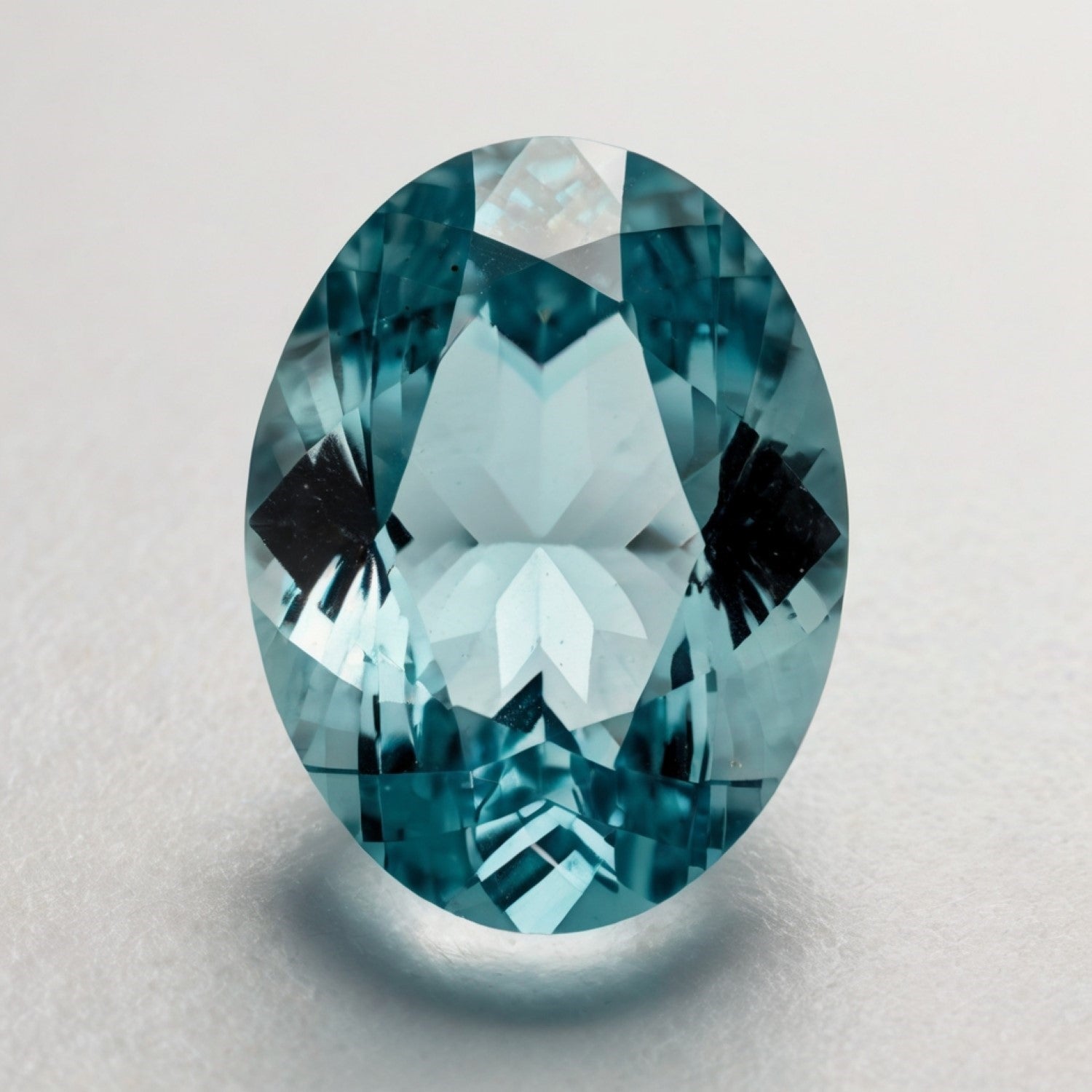 Aquamarine 1PC Large 9x11 MM Oval Faceted Blue Natural Semi Precious Loose Gemstone