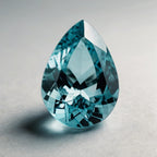 Aquamarine 1PC Large 10x14 MM Pear Faceted Blue High-Quality Semi Precious Loose Gemstones