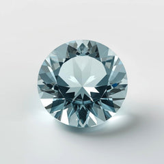 Aquamarine 1PC Tiny 5x5 MM Round Faceted Blue Sparkling Semi Precious Loose Gemstone