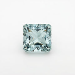 Aquamarine 1PC Chunky 14x14 MM Square Faceted Blue Genuine Semi Precious Loose Gemstones