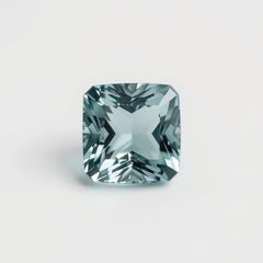 Aquamarine 1PC Chunky 15x15 MM Square Faceted Blue Superior Semi Precious Gems