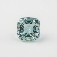Aquamarine 1PC Chunky 15x15 MM Square Faceted Blue Superior Semi Precious Gems