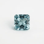 Aquamarine 10PC Tiny 3x3 MM Square Faceted Blue Fiery Semi Precious Gems