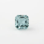 Aquamarine 1PC Tiny 5x5 MM Square Faceted Blue Sparkling Semi Precious Loose Gemstone
