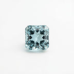Aquamarine 1PC Tiny 6x6 MM Square Faceted Blue Polished Semi Precious Loose Gemstones