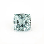 Aquamarine 1PC Small 8x8 MM Square Faceted Blue Luster Semi Precious Loose Gems