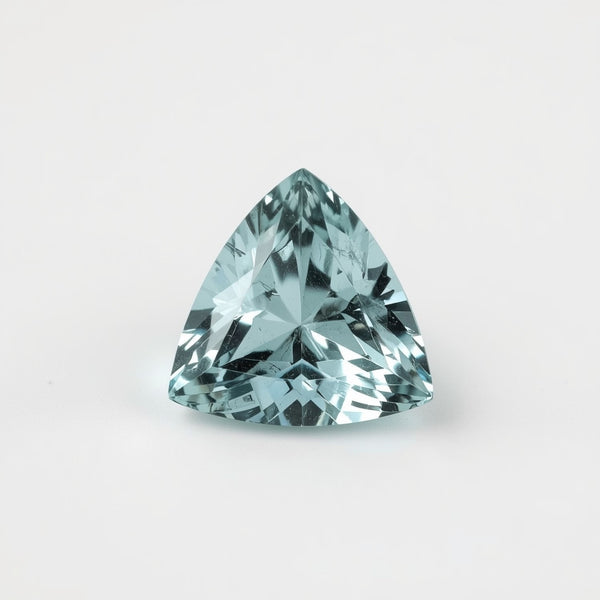 Aquamarine 1PC Large 11x11 MM Triangle Faceted Blue Fine Semi Precious Gems