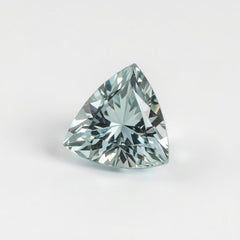 Aquamarine 1PC Large 12x12 MM Triangle Faceted Blue High-Quality Semi Precious Loose Gems