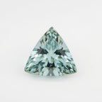 Aquamarine 1PC Chunky 14x14 MM Triangle Faceted Blue Genuine Semi Precious Loose Gemstones