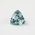 Aquamarine 1PC Chunky 14x14 MM Triangle Faceted Blue Genuine Semi Precious Loose Gemstones