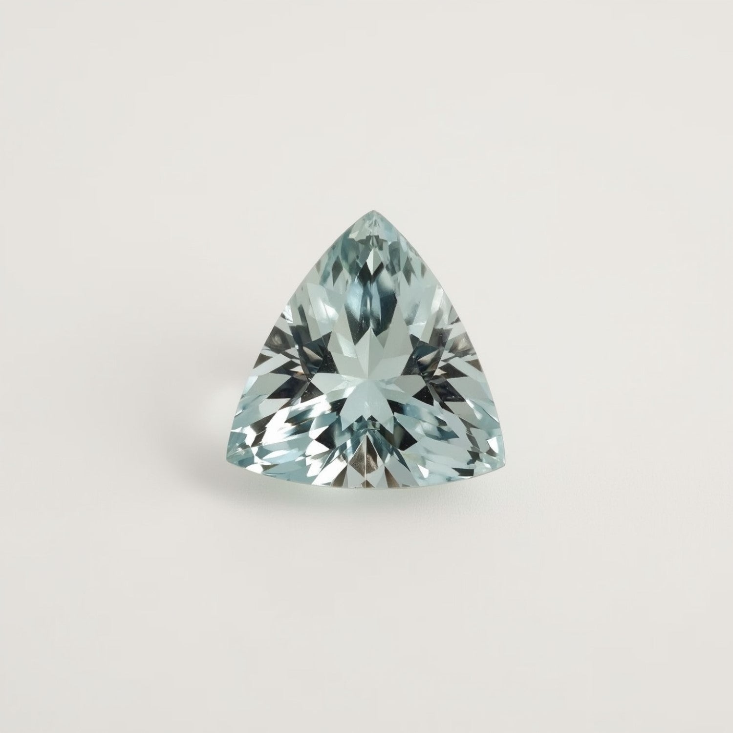 Aquamarine 10PC Tiny 3x3 MM Triangle Faceted Blue Fiery Semi Precious Gems