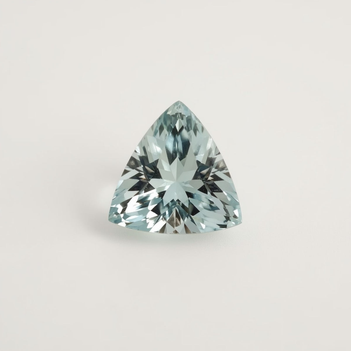 Aquamarine 10PC Tiny 3x3 MM Triangle Faceted Blue Fiery Semi Precious Gems