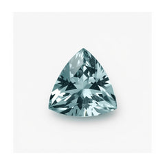 Aquamarine 10PC Tiny 4x4 MM Triangle Faceted Blue Brilliant Semi Precious Loose Gems