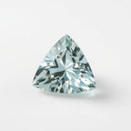 Aquamarine 1PC Small 8x8 MM Triangle Faceted Blue Luster Semi Precious Loose Gems