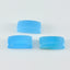 Chalcedony 1PC Large 8x16 MM Baguette Cabochon Blue Luster semi Precious Precious Gemstone
