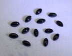 Black Onyx 1PC Small 6x12 MM Marquise  Cabochon Black Lustrous semi Precious Gems