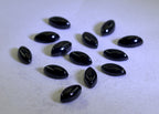 Black Onyx 1PC Medium 7x14 MM Marquise  Cabochon Black Shine semi Precious Loose Gems