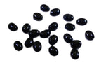 Black Onyx 10PC Tiny 3x5 MM Oval Cabochon Black Superior semi Precious Loose Gemstone