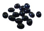 Black Onyx 10PC Tiny 4x6 MM Oval Cabochon Black Pure semi Precious Loose Gemstones