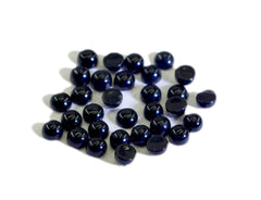 Black Onyx 10PC Tiny 3x3 MM Round Cabochon Black High Quality semi Precious Precious Gemstone