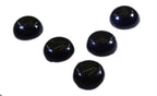 Black Onyx 1PC Small 8x8 MM Round Cabochon Black Fiery semi Precious Semi Precious Gemstone
