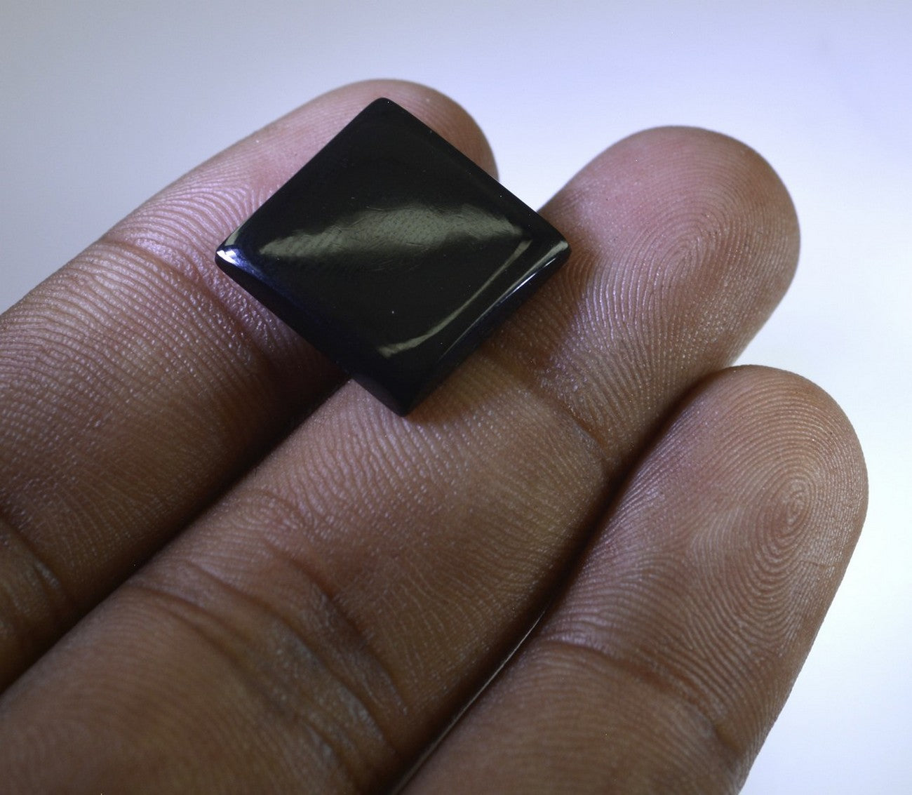 Black Onyx 1PC Large 11x11 MM Square Cabochon Black Superior semi Precious Gems