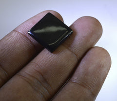 Black Onyx 1PC Large 11x11 MM Square Cabochon Black Superior semi Precious Gems