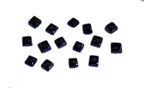 Black Onyx 10PC Tiny 3x3 MM Square Cabochon Black Splendid semi Precious Semi Precious Gemstone
