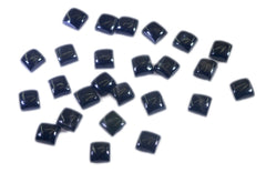 Black Onyx 10PC Tiny 4x4 MM Square Cabochon Black Luster semi Precious Precious Gemstone