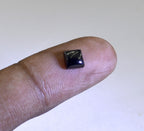 Black Onyx 1PC Small 8x8 MM Square Cabochon Black High Quality semi Precious Loose Gemstones