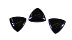 Black Onyx 10PC Tiny 4x4 MM Triangle Cabochon Black Natural semi Precious Semi Precious Gemstone