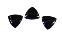 Black Onyx 10PC Tiny 4x4 MM Triangle Cabochon Black Natural semi Precious Semi Precious Gemstone