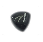 Black Onyx 1PC Small 8x8 MM Triangle Cabochon Black Fiery semi Precious Loose Gemstone