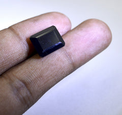 Black Onyx 10PC Tiny 3x5 MM Emerald Faceted Black High Quality Semi Precious Loose Gems