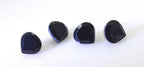 Black Onyx 1PC Large 12x12 MM Heart Faceted Black High Quality Semi Precious Loose Gemstones