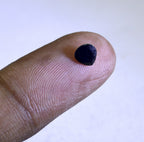 Black Onyx 1PC Medium 9x9 MM Heart Faceted Black Lustrous Semi Precious Gems