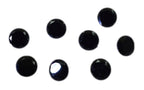 Black Onyx 1PC Large 10x10 MM Round Faceted Black Shine Semi Precious Loose Gems