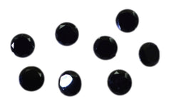Black Onyx 1PC Large 10x10 MM Round Faceted Black Shine Semi Precious Loose Gems
