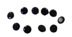 Black Onyx 1PC Small 8x8 MM Round Faceted Black Luster Semi Precious Loose Gemstones