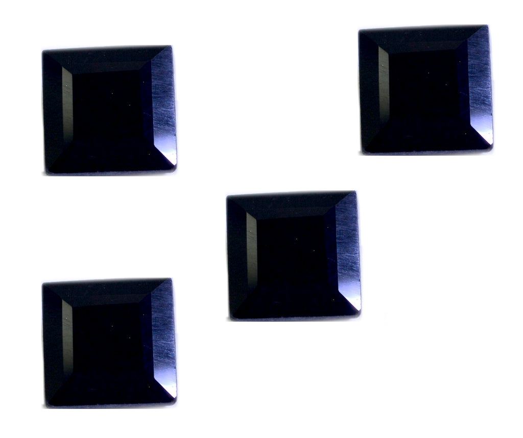 Black Onyx 1PC Chunky 14x14 MM Square Faceted Black Genuine Semi Precious Loose Gems