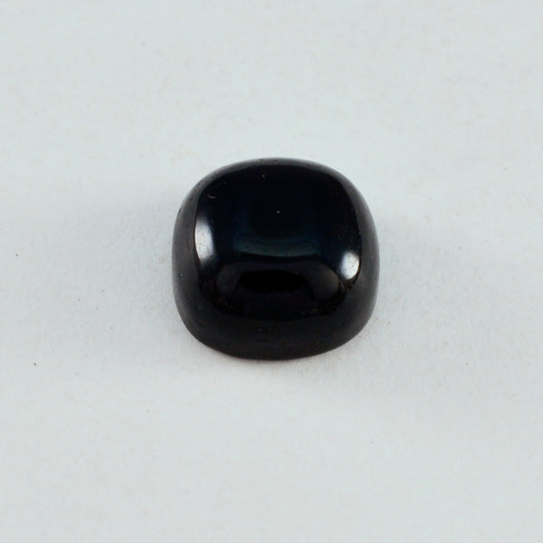 Black Onyx 1PC Large 10x10 MM Cushion Cabochon Black Lustrous semi Precious Gems