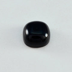 Black Onyx 1PC Large 10x10 MM Cushion Cabochon Black Lustrous semi Precious Gems
