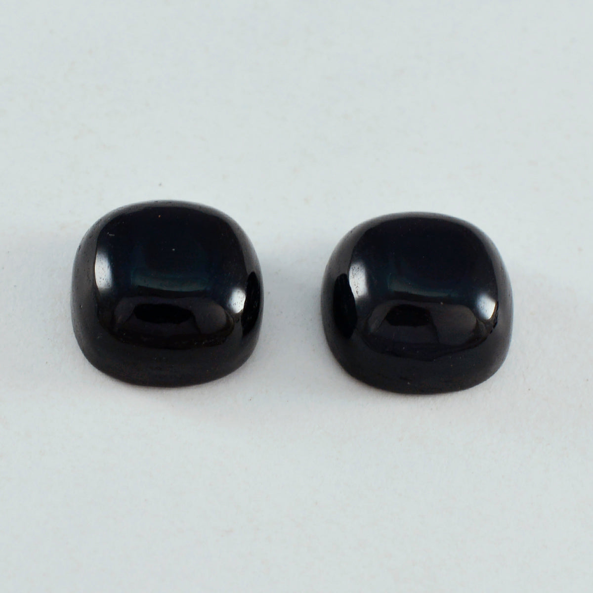 Black Onyx 1PC Medium 9x9 MM Cushion Cabochon Black Luster semi Precious Precious Gemstone