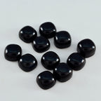 Black Onyx 10PC Tiny 3x3 MM Cushion Cabochon Black Pure semi Precious Precious Gemstone
