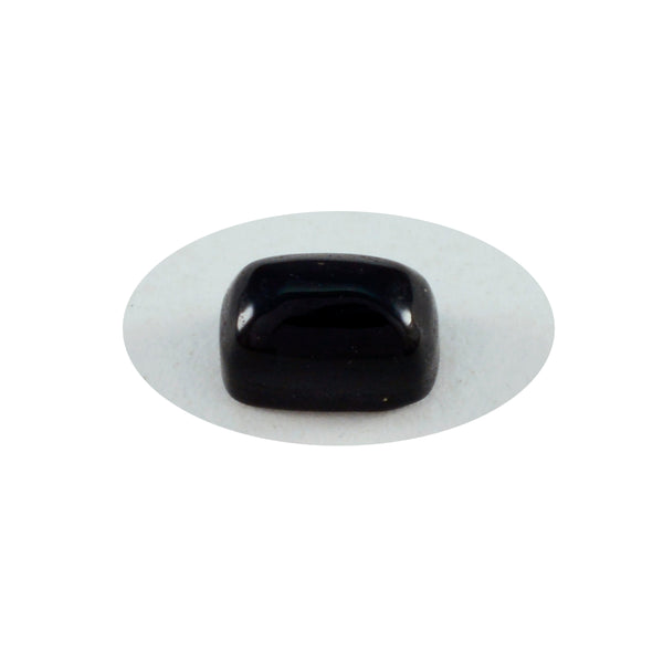 Black Onyx 1PC Small 7x9 MM Emerald Cabochon Black Splendid semi Precious Gems